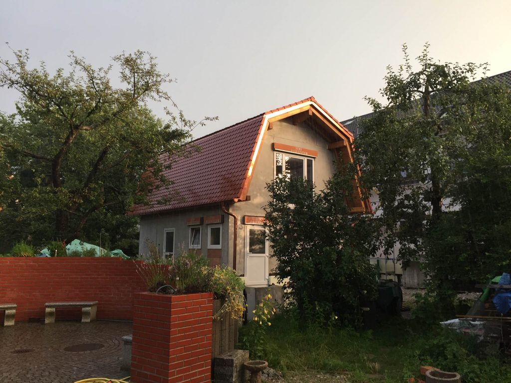 unser neu erbauter Lagerplatz, den wir nun durch die Spendengelder mit Leben füllen können